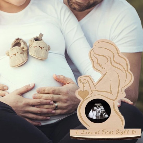 Memorial Photo Frame - Baby Ultrasound Memorial Frame - Newborn Memorial Stand - Style B V1188-ZXY-131-224