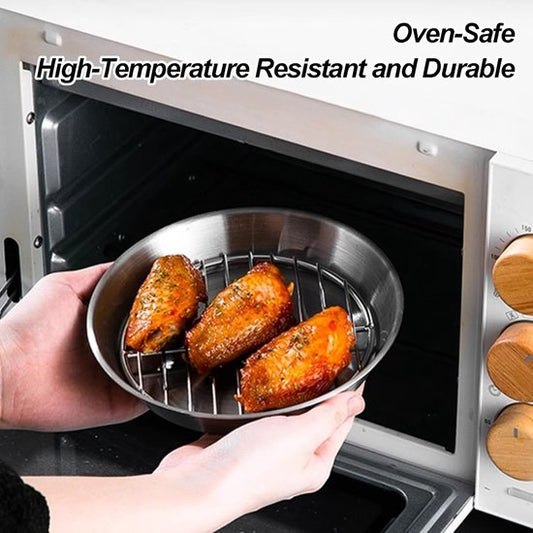 Baking tray for air fryer - Air fryer baking pan - Air fryer accessories - Baking tray with rack - Made of V1188-ZXY-131-245