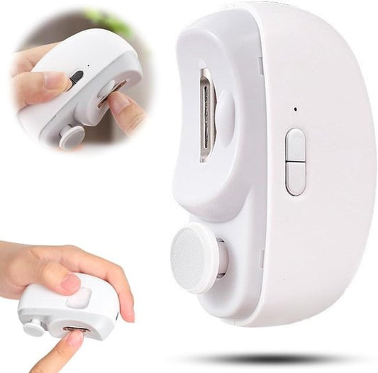 3-in-1 Electric Nail Clipper with LED Polishing Function - Safe Nail Cutting and Care for Seniors and V1188-ZXY-131-257