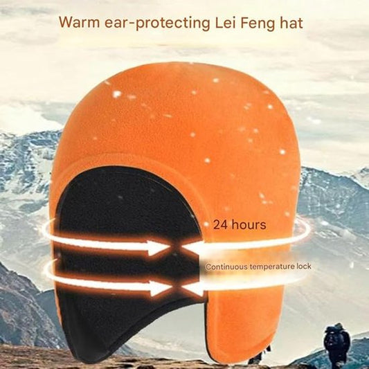 Winter hat for men and women - Thermal, windproof hat with ear flaps, ideal for sleeping, motorcycling and V1188-ZXY-131-260