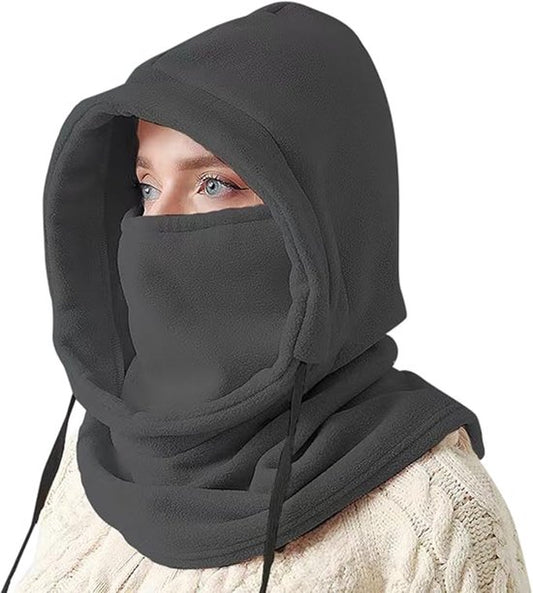 Windproof Hat - Warm Fleece Ski Mask & Winter Mask - Face & Neck Protector for Cold Weather - Suitable for V1188-ZXY-131-282