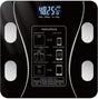 Smart Scale with Body Analysis - Measures BMI, Fat & Muscle Mass - USB Rechargeable - Up to 180 kg - Black V1188-ZXY-131-286