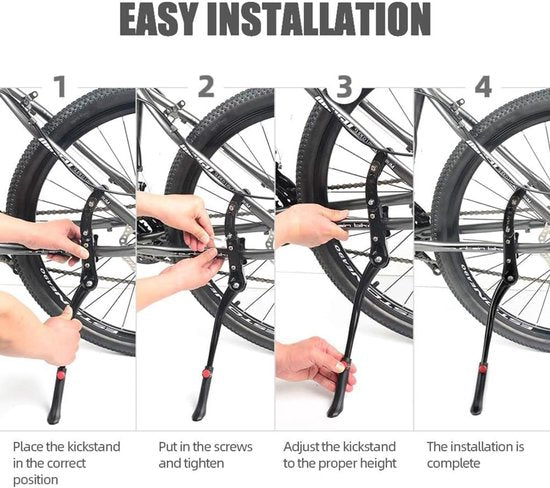 Bicycle stand - Adjustable bicycle stand - Bicycle support - Suitable for wheels from 24 to 29 inches V1188-ZXY-131-289