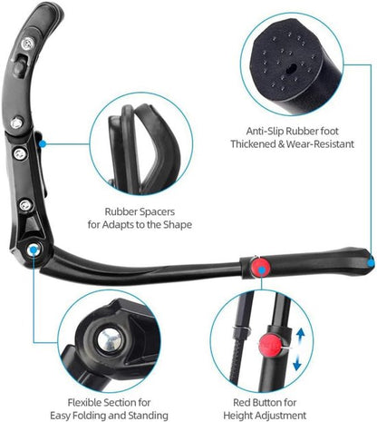 Bicycle stand - Adjustable bicycle stand - Bicycle support - Suitable for wheels from 24 to 29 inches V1188-ZXY-131-289