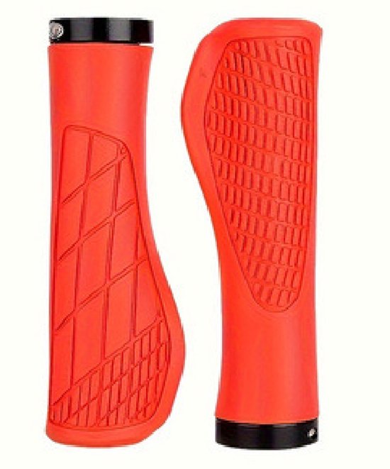 Bicycle grips - Mountain bike grips - 1 pair, including installation tools - Ergonomic bicycle grips | Red V1188-ZXY-131-298