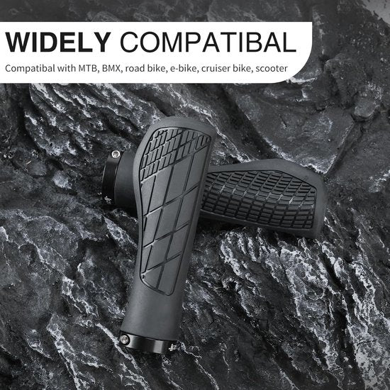Bicycle grips - Mountain bike grips - 1 pair, including installation tools - Ergonomic bicycle grips | Red V1188-ZXY-131-298