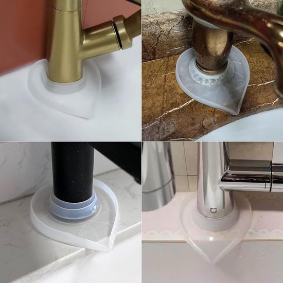 Tap mats - 2 pieces - Kitchen taps and sinks - Waterproof tap covers - Splash guard, limescale protector, V1188-ZXY-131-306