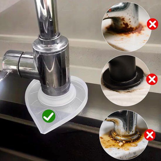 Tap mats - 2 pieces - Kitchen taps and sinks - Waterproof tap covers - Splash guard, limescale protector, V1188-ZXY-131-306