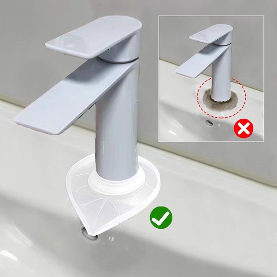 Tap mats - 2 pieces - Kitchen taps and sinks - Waterproof tap covers - Splash guard, limescale protector, V1188-ZXY-131-306