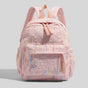 Backpack - Stylish and practical lightweight backpack - With two zippered compartments and adjustable V1188-ZXY-131-311