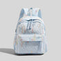 Backpack - Stylish and practical lightweight backpack - With two zippered compartments and adjustable V1188-ZXY-131-312