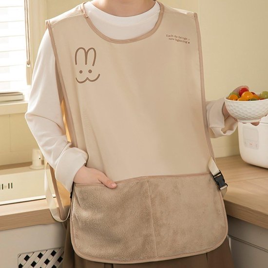 Kitchen Apron - Breathable Cooking Apron - Vest Style - With Towel - Suitable for Cooking, Baking, Gardening, V1188-ZXY-131-313