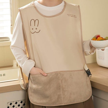 Kitchen Apron - Breathable Cooking Apron - Vest Style - With Towel - Suitable for Cooking, Baking, Gardening, V1188-ZXY-131-313