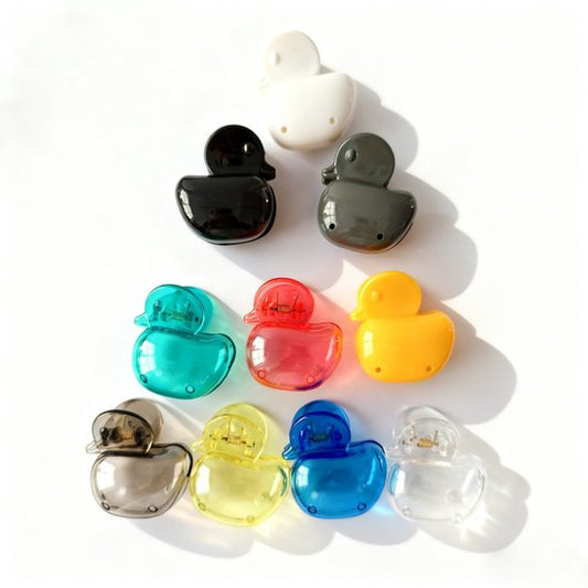 Set of 10 Toothbrush Holders - Portable Toothbrush Protectors - Clip-on Toothbrush Head Covers - Cute Duck V1188-ZXY-131-315