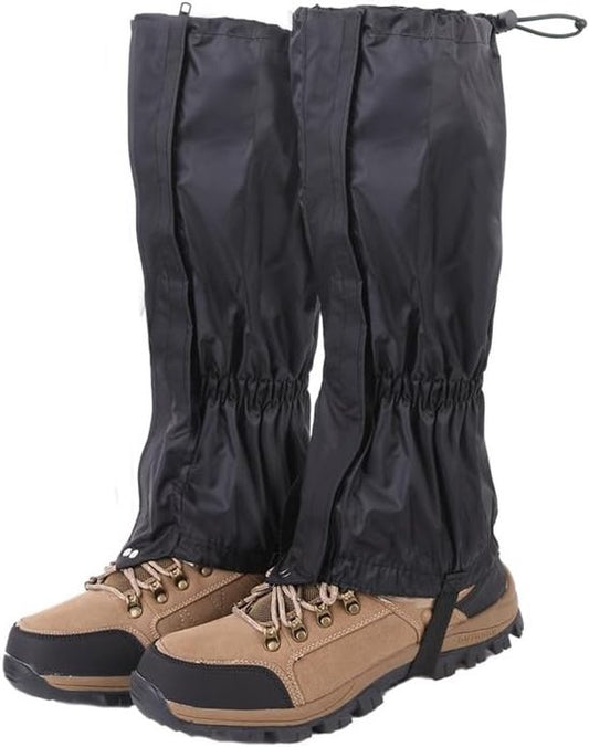 Lightweight Waterproof Leg Warmers - Adjustable Snow Boot Gaiters, Unisex - Suitable for Hiking, Skiing, V1188-ZXY-131-316
