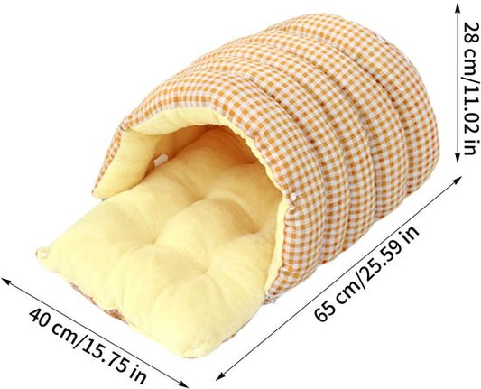 Cat House - Cat Basket - Plush and Warm - Removable and Washable - Closed Cat Bed for Winter - Suitable for V1188-ZXY-131-332