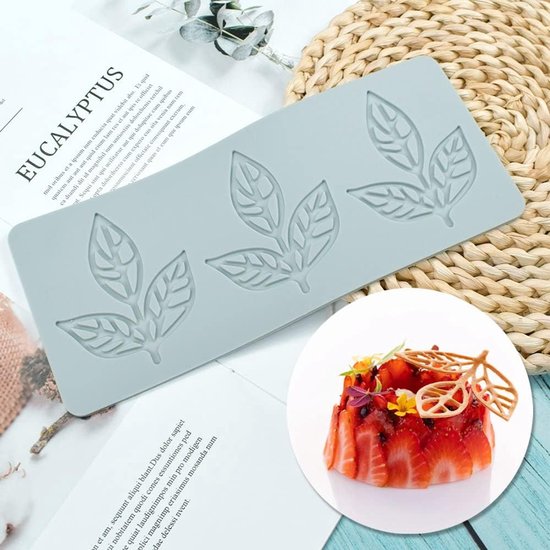 Baking Molds (3-Piece Set) - Silicone Baking Molds - Maple Leaf, Clover, and Snowflake Patterns - Suitable V1188-ZXY-131-336