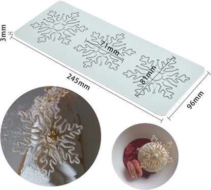 Baking Molds (3-Piece Set) - Silicone Baking Molds - Maple Leaf, Clover, and Snowflake Patterns - Suitable V1188-ZXY-131-336