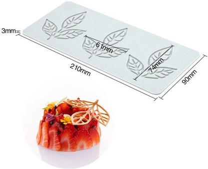 Baking Molds (3-Piece Set) - Silicone Baking Molds - Maple Leaf, Clover, and Snowflake Patterns - Suitable V1188-ZXY-131-336