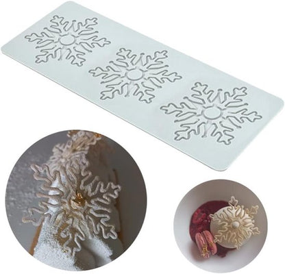 Baking Molds (3-Piece Set) - Silicone Baking Molds - Maple Leaf, Clover, and Snowflake Patterns - Suitable V1188-ZXY-131-336