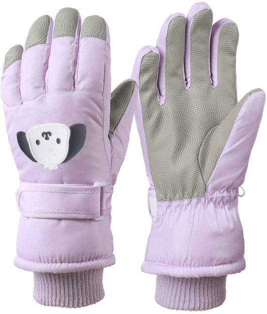 Gloves - Children's Gloves - Children's Ski Gloves - Touchscreen Gloves - Windproof - Warm - Suitable for V1188-ZXY-131-337