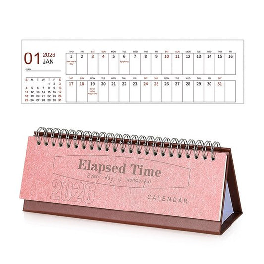 Calendar 2026 - Minimalist English Desk Calendar - Office Calendar - Desk Decoration - Style B V1188-ZXY-131-347
