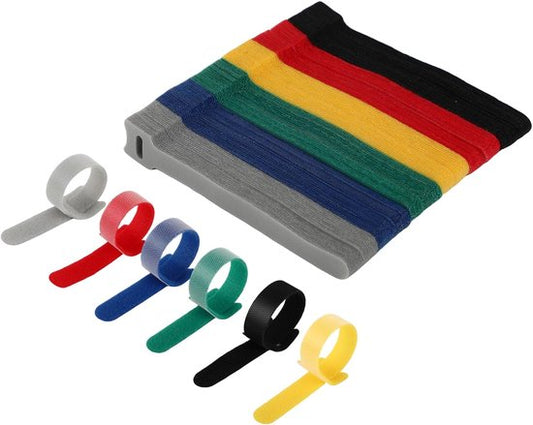 Cable Clips - 120 Pieces - Reusable Cable Ties - Cable Ties for Data Cable Management - Ideal for Cable V1188-ZXY-131-363