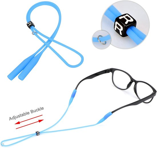 Adjustable Glasses Straps Glasses Holders 12 Pieces - Silicone Sunglasses Frame Straps - Glasses Holders V1188-ZXY-131-413