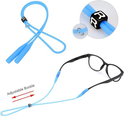 Adjustable Glasses Straps Glasses Holders 12 Pieces - Silicone Sunglasses Frame Straps - Glasses Holders V1188-ZXY-131-413