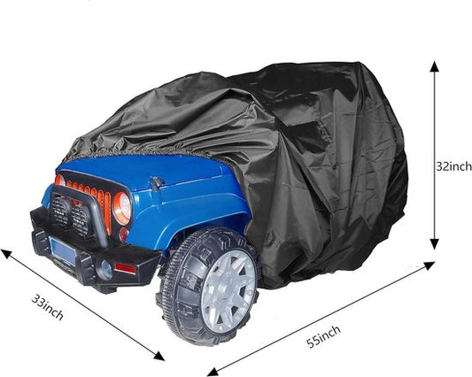 Children's car cover - Outdoor protective cover for electric vehicles - Universally waterproof, windproof, V1188-ZXY-131-427