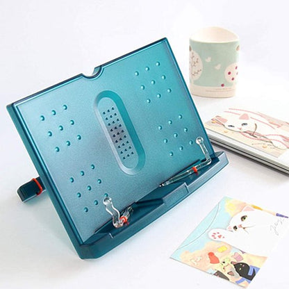 Reading rack - Green 180 degree adjustable portable reading rack/bookshelf/document rack V1188-ZXY-131-428