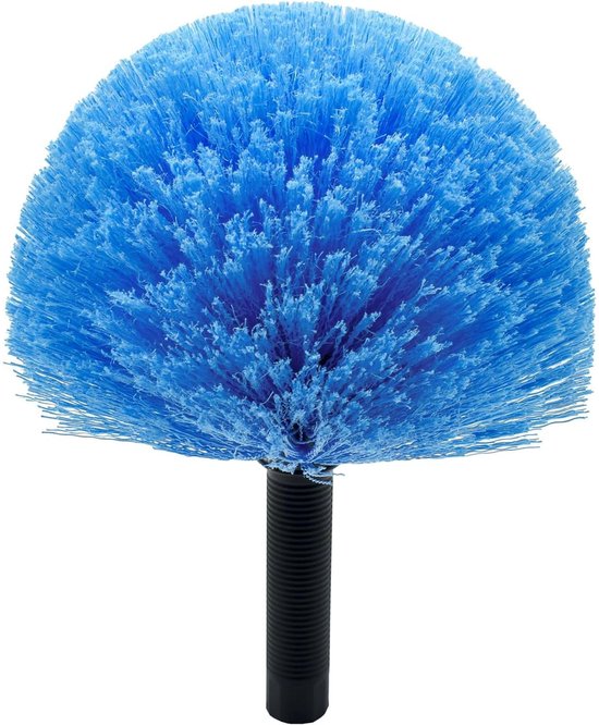 Dust brush head - 8" diameter blue screw head for spider web vacuum cleaners V1188-ZXY-131-432