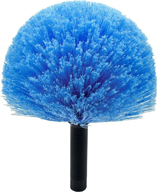 Dust brush head - 8" diameter blue screw head for spider web vacuum cleaners V1188-ZXY-131-432