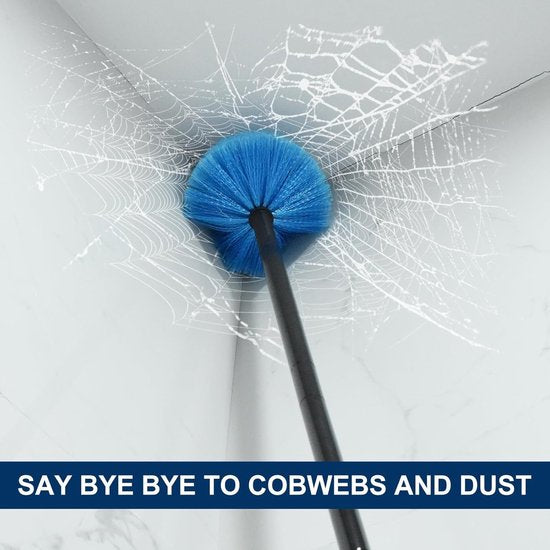 Dust brush head - 8" diameter blue screw head for spider web vacuum cleaners V1188-ZXY-131-432