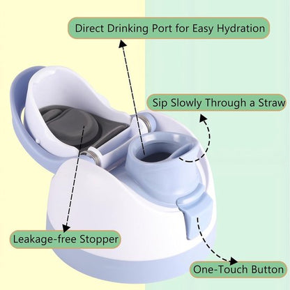 Replacement Lids - One-Push, Non-Leaking Water Bottle Lids V1188-ZXY-131-433