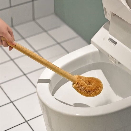 Toilet brush with wooden handle - Toilet brush (2 pieces) V1188-ZXY-131-434