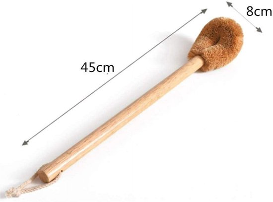 Toilet brush with wooden handle - Toilet brush (2 pieces) V1188-ZXY-131-434