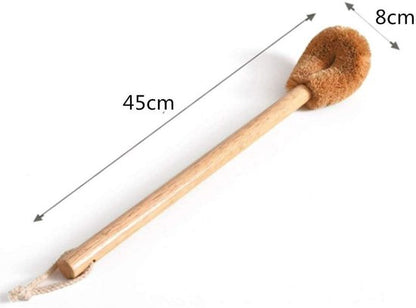 Toilet brush with wooden handle - Toilet brush (2 pieces) V1188-ZXY-131-434