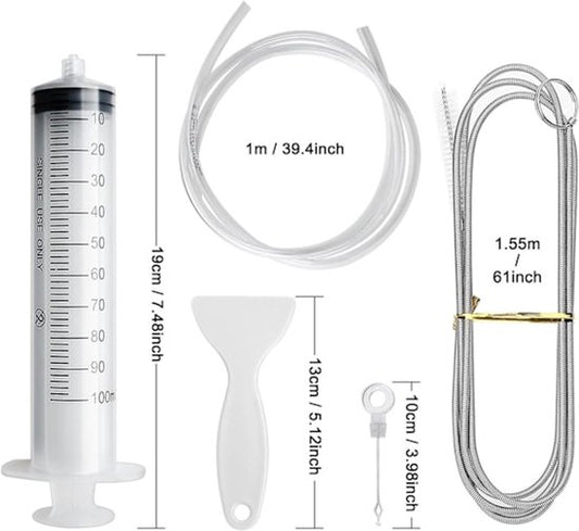 Refrigerator Drain Cleaner - For Cleaning the Refrigerator - Refrigerator Drain Hole, Cooling Tube, Drain V1188-ZXY-131-456
