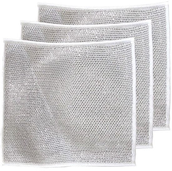 Dishcloths - Pack of 10 Multifunctional Steel Dishcloths - Scratch-resistant - Multifunctional - Powerful V1188-ZXY-131-460