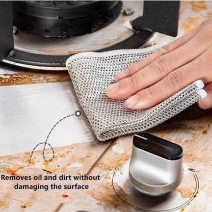 Dishcloths - Pack of 10 Multifunctional Steel Dishcloths - Scratch-resistant - Multifunctional - Powerful V1188-ZXY-131-460