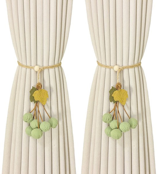 Curtain Ties - Hanging Ball Ties - Ball Tie Cords - Simple Hooks - Creative Curtain Buckle Decorations - V1188-ZXY-131-466