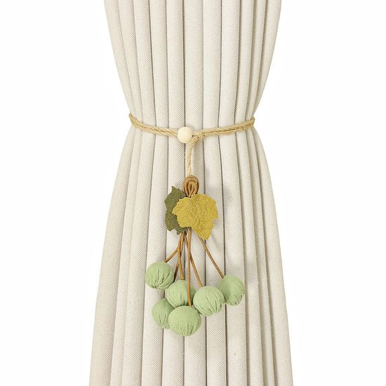Curtain Ties - Hanging Ball Ties - Ball Tie Cords - Simple Hooks - Creative Curtain Buckle Decorations - V1188-ZXY-131-466