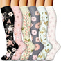 pairs - Women's cycling compression socks - Leg support socks - Suitable for running and sports - S/M V1188-ZXY-131-476
