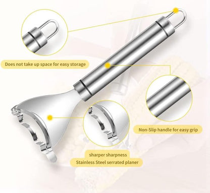 Corn thresher - Corn peeler - Corn cob peeler - High-quality stainless steel corn thresher - with ergonomic V1188-ZXY-131-489