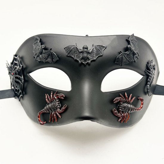 Hell's Messenger Mask - Halloween - Rave Party - Dance - Adult Performance - Costume Prop - 5-Pack V1188-ZXY-131-498