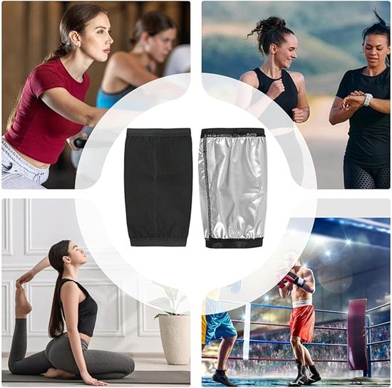 2-Pack Arm Sweatbands - Adjustable Compression Socks - For Training - Arm Trainer with Sauna and Sweat V1188-ZXY-131-545