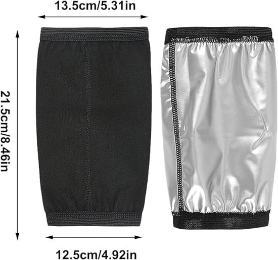 2-Pack Arm Sweatbands - Adjustable Compression Socks - For Training - Arm Trainer with Sauna and Sweat V1188-ZXY-131-545