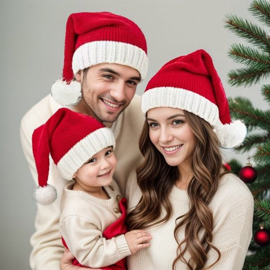 2 Santa Claus Hats - Hats - Christmas Hats - Christmas Costumes - Santa Claus Hats - Santa Claus Hats for V1188-ZXY-131-553