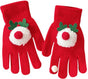 Red Gloves - Women - Winter - Couples - Gift - Cute - Thick - Five Fingers - Warm Gloves V1188-ZXY-131-555